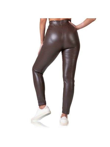 Bellinda RELAX & GO LEATHEROPTIC LEGGINGS - Damen-Leggings in Lederoptik - dunkelbraun