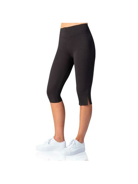 Bellinda RELAX & GO COTTON CAPRI - Damen-Baumwoll-Caprihose - schwarz