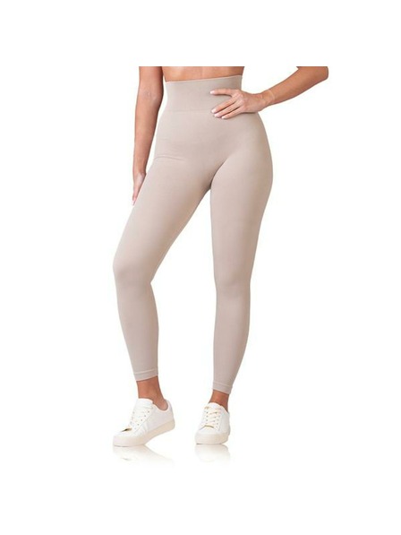 Bellinda RELAX & GO RIB OPTIC LEGGINGS - Damenmodische Leggings - taupe