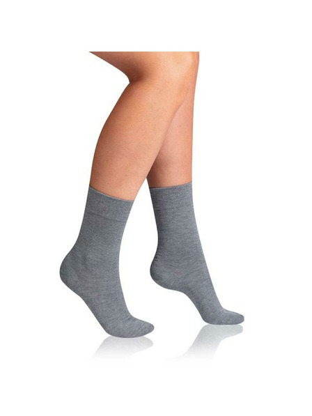 Bellinda BAMBUS LADIES COMFORT SOCKS - Damenbambussocken - grau