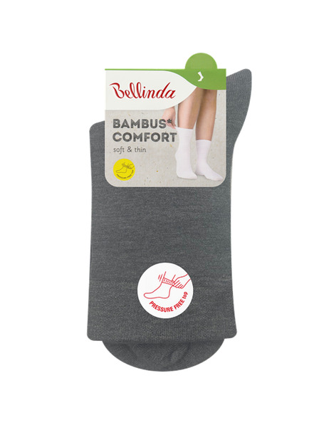 Bellinda BAMBUS LADIES COMFORT SOCKS - Damenbambussocken - grau