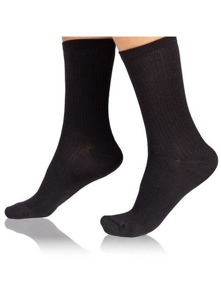 Bellinda FANCY RIB MODAL SOCKS - Damensocken aus Modal - schwarz
