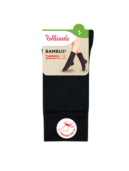 Bellinda BAMBUS THERMOLITE SOCKS - Damensocken thermolite - schwarz