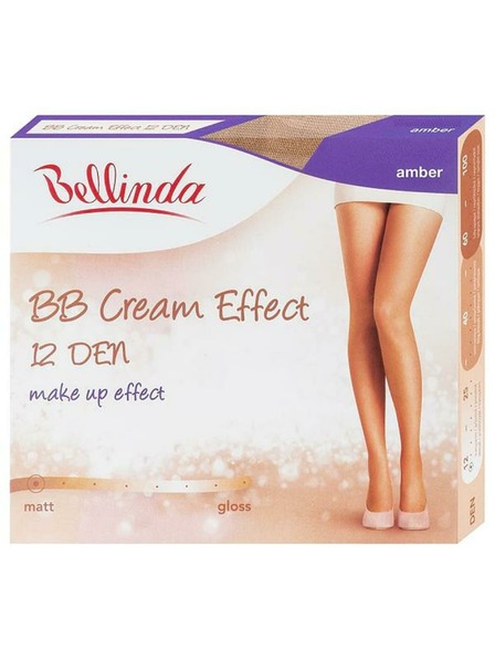 Bellinda BB CREAM 12 DEN - BB Cream Strümpfe mit Make-up-Effekt - bernstein