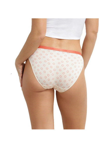 DIM DIM LES POCKETS COTTON SLIP 3x - Damenslips aus Baumwolle 3er-Pack - creme - ziegelrot