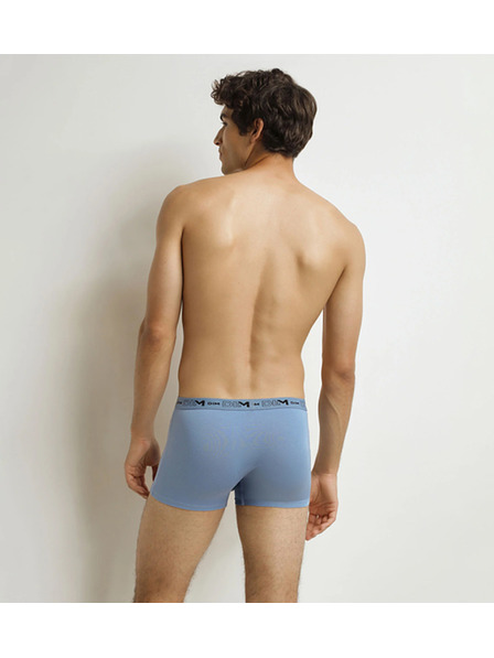 DIM DIM GOTS COTTON STRETCH BOXER 3x - Herren Boxershorts aus Bio-Baumwolle 3er-Pack - grau - blau - schwarz