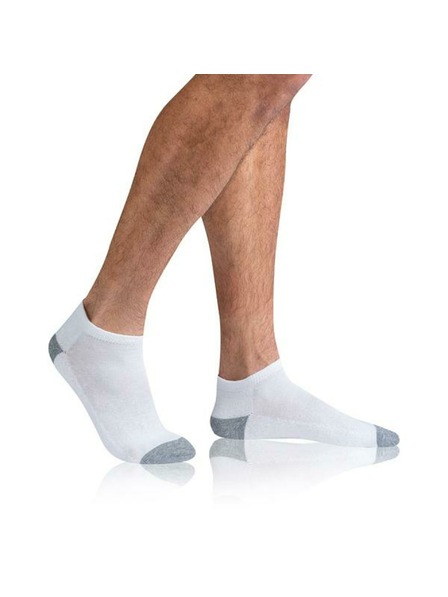 Bellinda SPORT MEN IN-SHOE 3x - Herren Knöchelsocken 3er-Pack - weiß