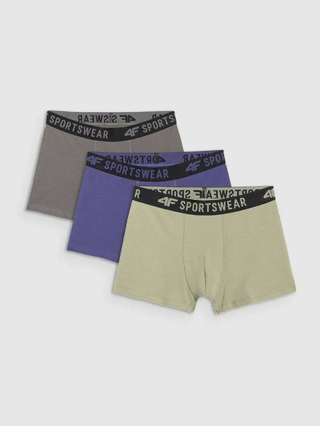 4F Jungen-Boxershorts 4F (3er-Pack)
