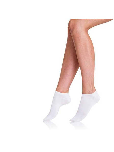 Bellinda COTTON IN-SHOE SOCKS 2er - Damen Kurzsocken 2er-Pack - weiß