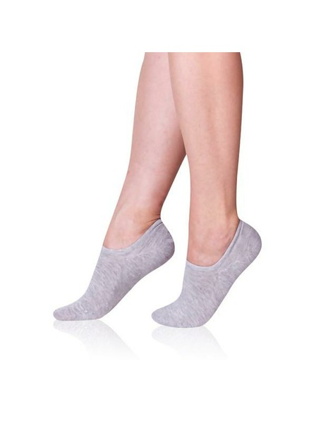 Bellinda BAMBUS SNEAKER SOCKS - Damen Invisible-Socken - grau