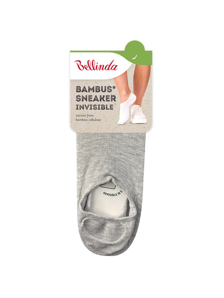 Bellinda BAMBUS SNEAKER SOCKS - Damen Invisible-Socken - grau
