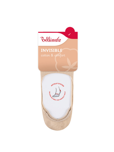 Bellinda INVISIBLE SOCKS - Unsichtbare Socken für Sneaker - beige