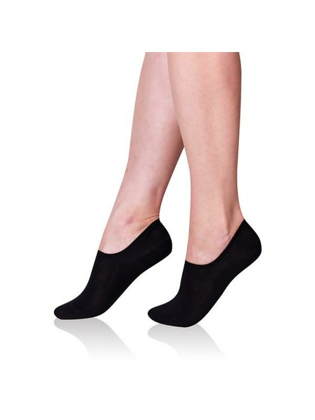 Bellinda BAMBUS SNEAKER SOCKS - Damen Invisible-Socken - schwarz