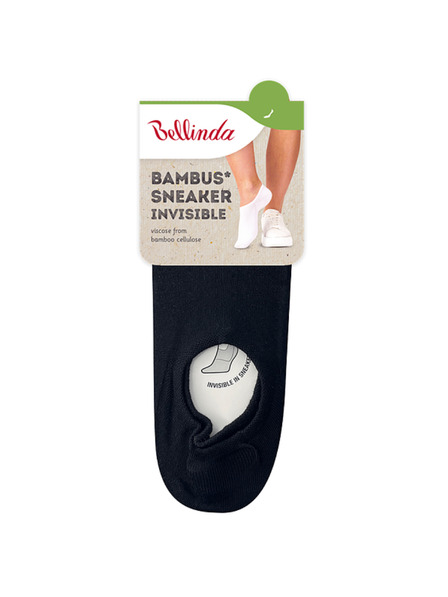 Bellinda BAMBUS SNEAKER SOCKS - Damen Invisible-Socken - schwarz