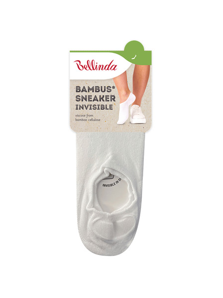 Bellinda BAMBUS SNEAKER SOCKS - Damen Invisible-Socken - weiß