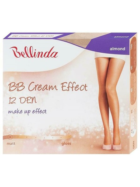 Bellinda BB CREAM 12 DEN - BB Cream Strumpfhose mit Make-up-Effekt - almond