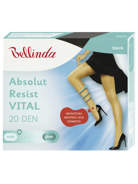 Bellinda Schwarz Damen Strumpfhose Bellinda 20 DEN ABSOLUT RESIST VITAL