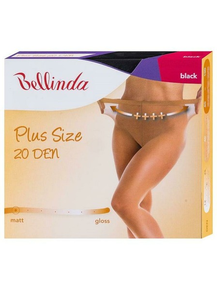 Bellinda Schwarze Strumpfhose Bellinda PLUS SIZE 20 DEN