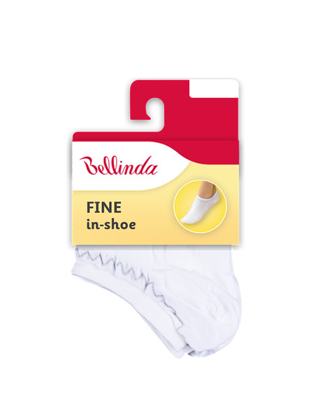 Bellinda Weiße Bellinda FINE IN-SCHUH-SOCKEN für Damen