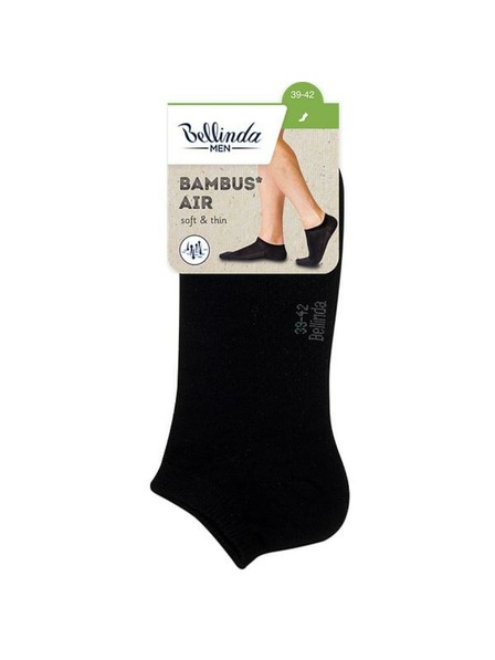 Bellinda Schwarze Herren Bellinda BAMBUS AIR IN-SHOE SOCKS