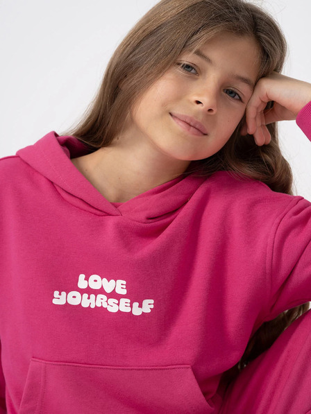 4F Mädchen Baumwoll-Sweatshirt