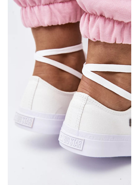 BIG STAR SHOES Damen Big Star Classic Turnschuhe - Weiß