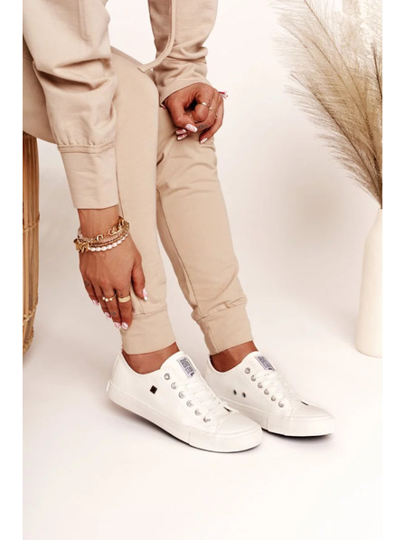 BIG STAR SHOES Damen Big Star Classic Turnschuhe - Weiß