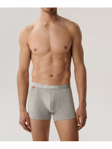 Atlantic 3er Pack Boxershorts grau und schwarz