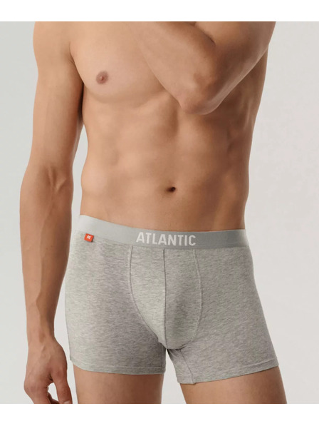 Atlantic 3er Pack Boxershorts grau und schwarz