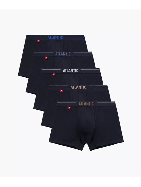 Atlantic 5er Pack Boxershorts schwarz