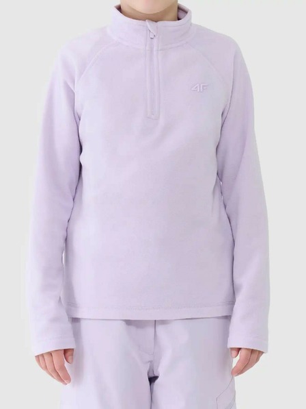 4F Fleece-Kapuzenpullover für Mädchen 4F