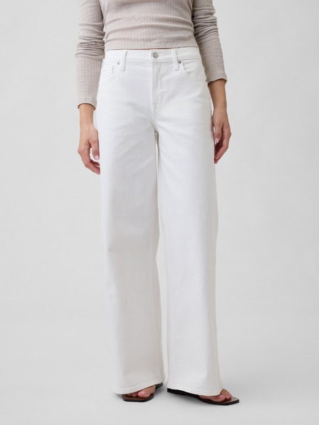 GAP Mid Rise Wide-Leg Jeans GAP
