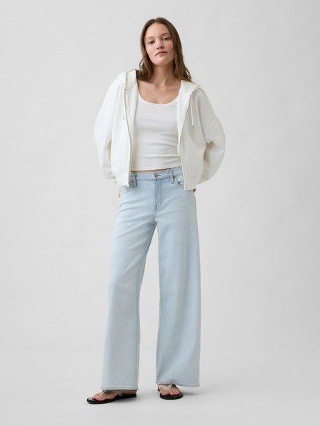 GAP Mid Rise Wide-Leg Jeans GAP