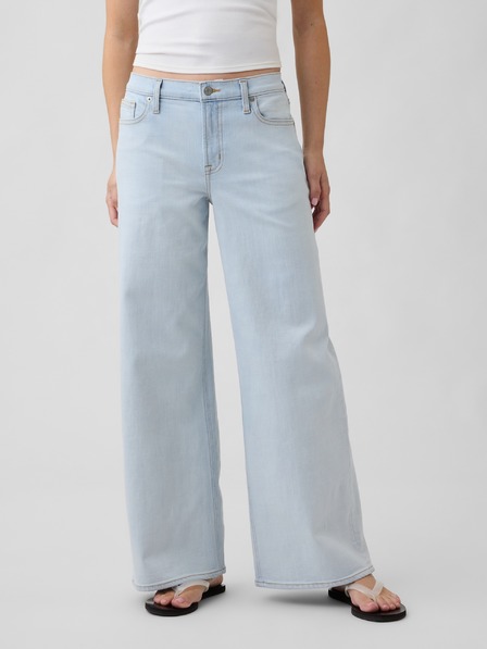 GAP Mid Rise Wide-Leg Jeans GAP