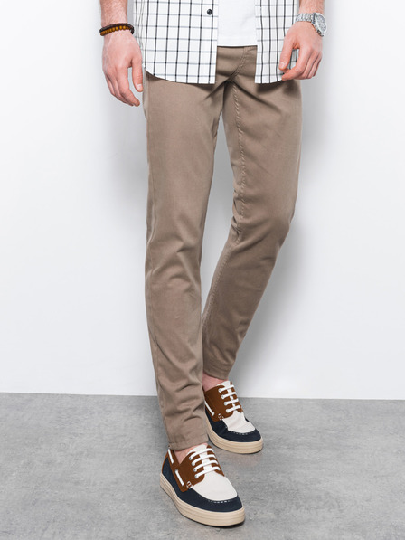 Ombre Clothing Beige Herren Chino Hose Ombre Kleidung P1059