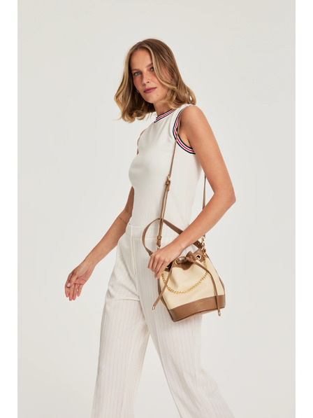 Moodo Beige Tasche Moodo