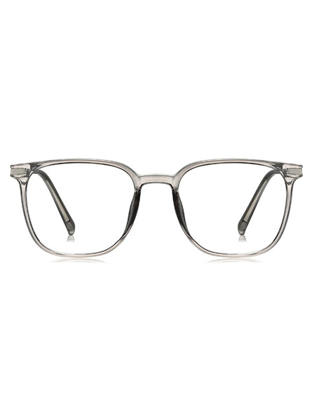 VEYREY VeyRey Nerd-Sonnenbrille Extrabeet grauer Rahmen klare Gläser