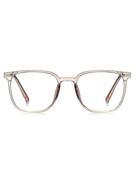 VEYREY VeyRey Nerd-Sonnenbrille Oocu rosa Rahmen klare Gläser