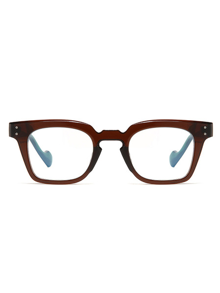 VEYREY VeyRey eckige Sonnenbrille Extrageep grüner Rahmen klare Gläser