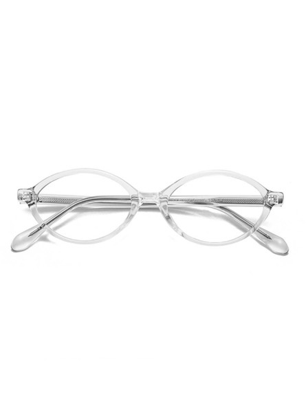 VEYREY VeyRey Katzenauge-Sonnenbrille Comopoke transparenter Rahmen klare Gläser