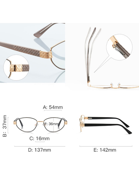 VEYREY VeyRey Katzenauge-Sonnenbrille Ugru Leopardenmuster-Rahmen klare Gläser