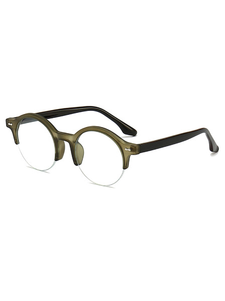 VEYREY VeyRey Katzenauge-Sonnenbrille Zluvoat schwarzer/mehrfarbiger/grüner Rahmen klare Gläser