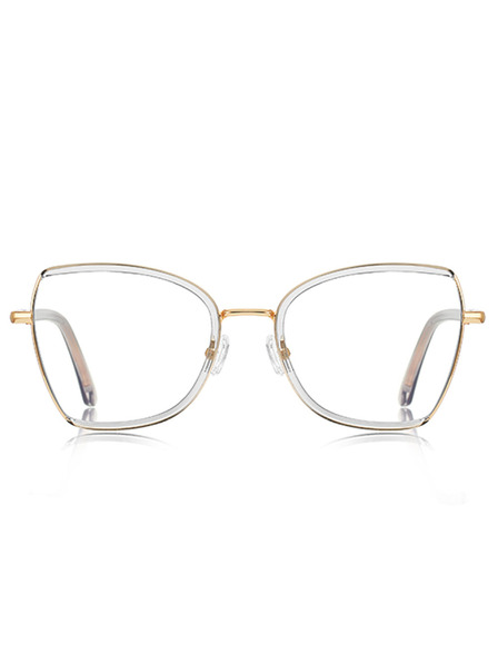 VEYREY VeyRey Damen Oversize Damen Blaulicht-Brille Zep transparenter Rahmen klare Gläser