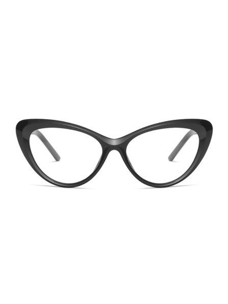VEYREY VeyRey Damen Cat-Eye Damen Blaulicht-Brille gegen transparenter Rahmen klare Gläser