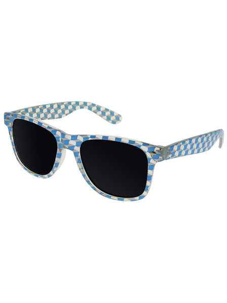 OEM OEM Damen Nerd-Sonnenbrille Mosaic gelber Rahmen schwarze Gläser