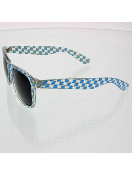 OEM OEM Damen Nerd-Sonnenbrille Mosaic gelber Rahmen schwarze Gläser