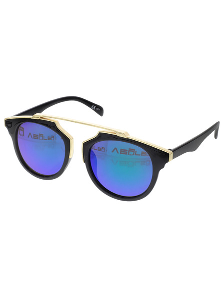 OEM OEM Damen Halbrand-Sonnenbrille Weight transparenter Rahmen hellblaue Gläser