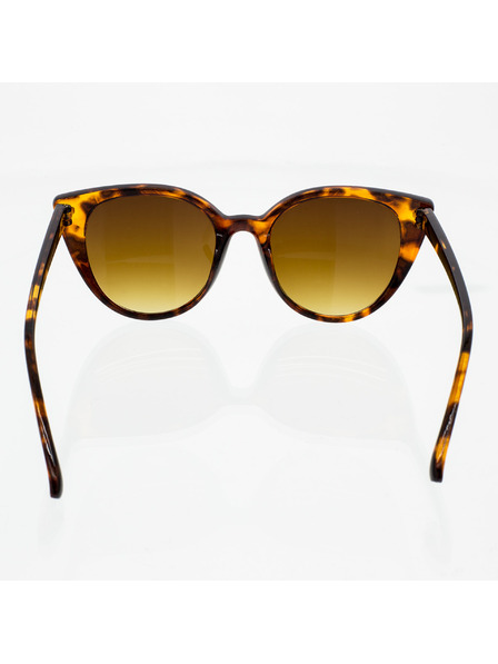 OEM OEM Damen ovale Sonnenbrille Noblest Leopardenmuster-Rahmen braune Gläser