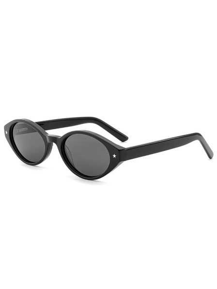 VEYREY VeyRey Damen Cat-Eye Acetat-Polarisationssonnenbrille Aest schwarzer Rahmen schwarze Gläser