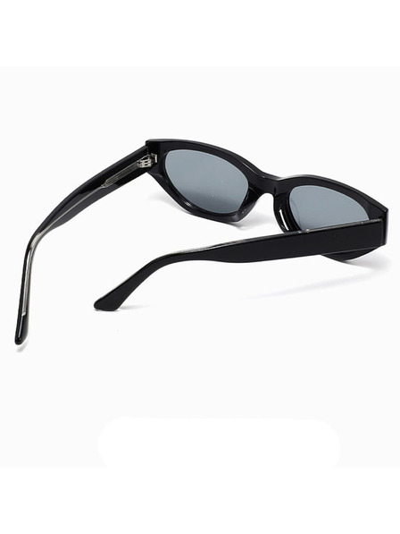 VEYREY VeyRey Cat-Eye-Sonnenbrille Nontu schwarzer Rahmen schwarze Gläser